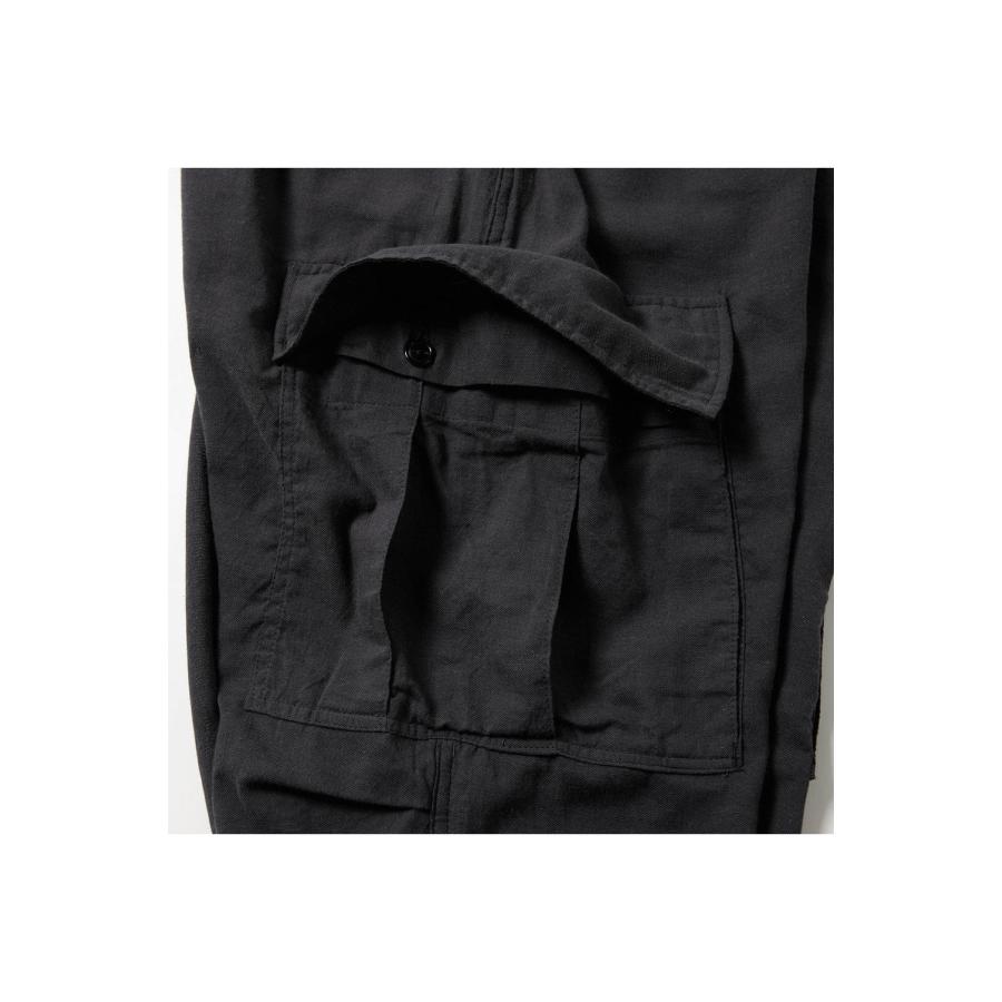 SELVEDGE OXFORD EASY CARGO PANTS - BLACK (GL42619) Gold(ゴールド) |  | 03