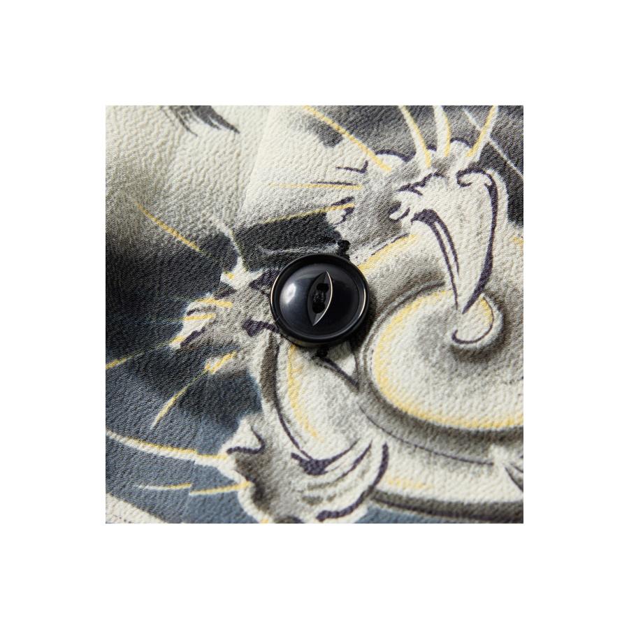 ALOHA SHIRT DRAGON - BLACK (GL39653) Gold(ゴールド) |  | 03