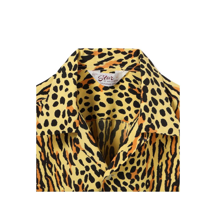 HIGH DENSITY RAYON S/S SHIRT / YELLOW (SH39708) STAR OF HOLLYWOOD(スターオブハリウッド) |  | 02