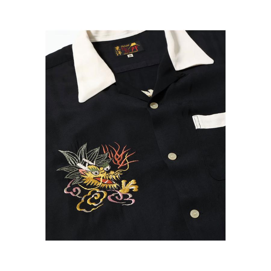 SUKA SHIRTS DRAGON / BLACK (TT39701) TAILOR TOYO(テーラートーヨー) |  | 03