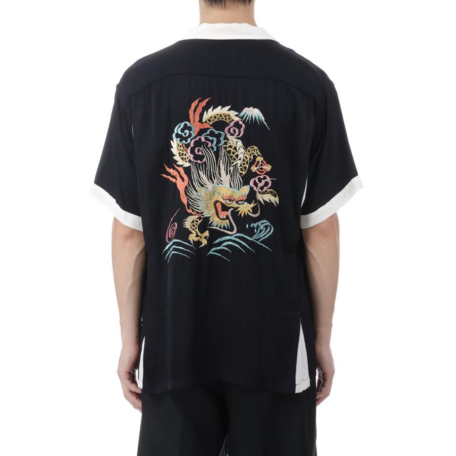 SUKA SHIRTS DRAGON / BLACK (TT39701) TAILOR TOYO(テーラートーヨー) |  | 06