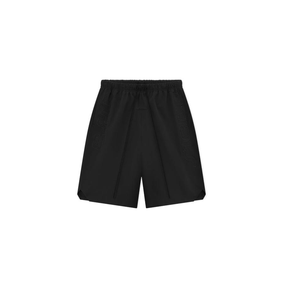 ACTIVE TRACE RELAXED SHORT W/ SLIT - VINTAGE BLACK (160SP264901F) ESSENTIALS(エッセンシャルズ) | 