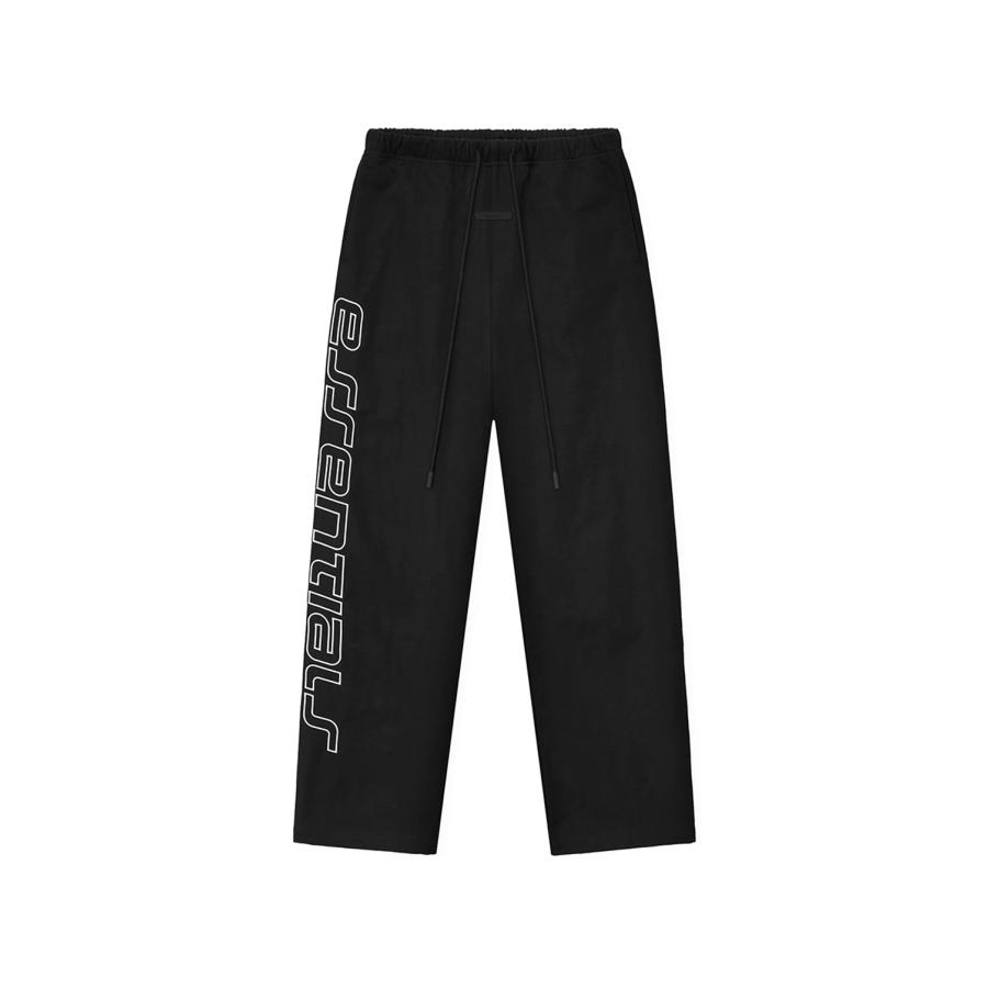 Textured Nylon Active Trace Relaxed Drawstring Pant - VINTAGE BLACK (130SP268671F) ESSENTIALS(エッセンシャルズ) | 