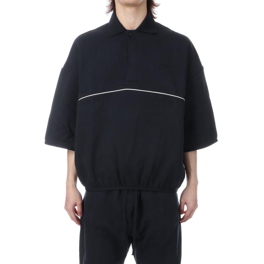 ACTIVE TRACE 3/4 SLEEVE MODERN POLO SWEATSHIRT - VINTAGE BLACK (192SP264301F) ESSENTIALS(エッセンシャルズ) |  | 02
