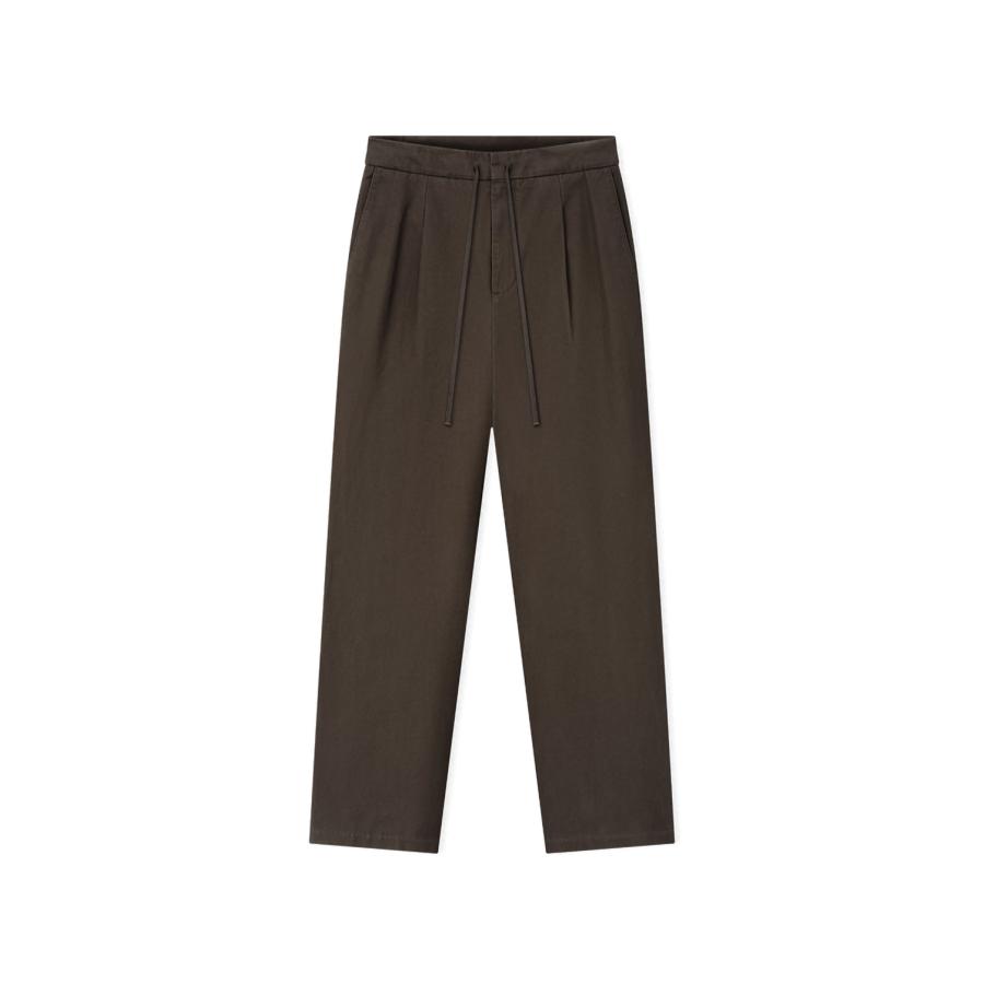 PLEAT FRONT PANT - BROWN (130SP268523F) ESSENTIALS(エッセンシャルズ) | 