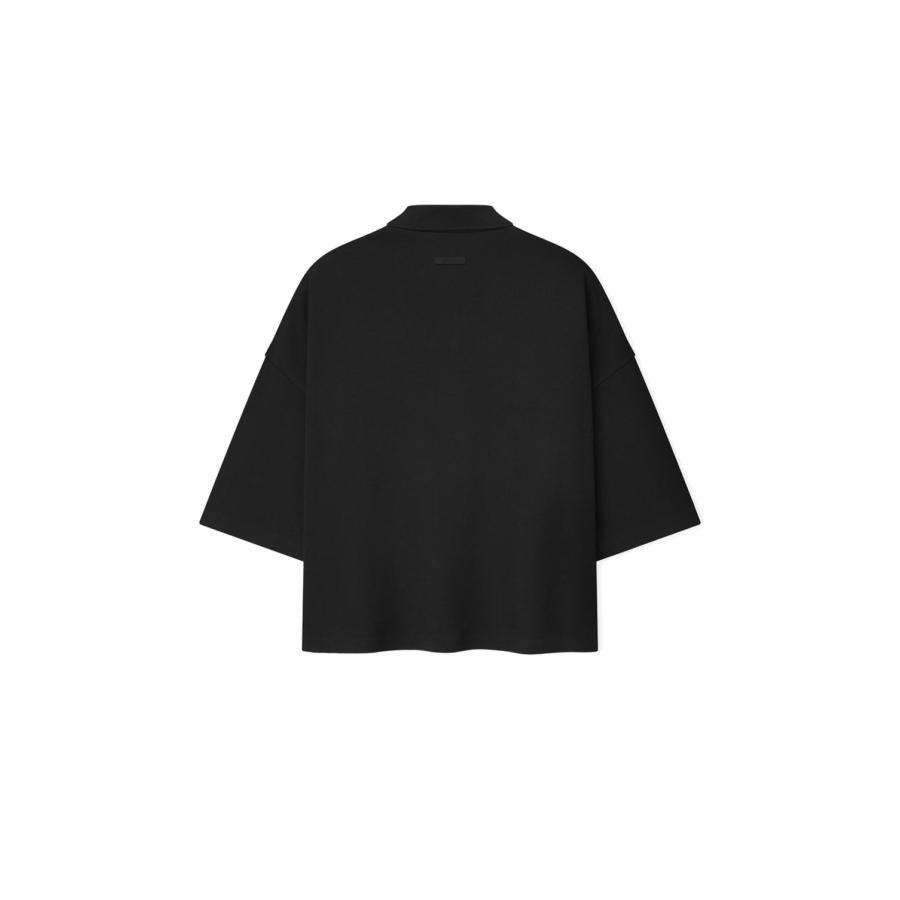 SIGNATURE 90'S CROPPED POLO - VINTAGE BLACK (125SP264421F) ESSENTIALS(エッセンシャルズ) |  | 01