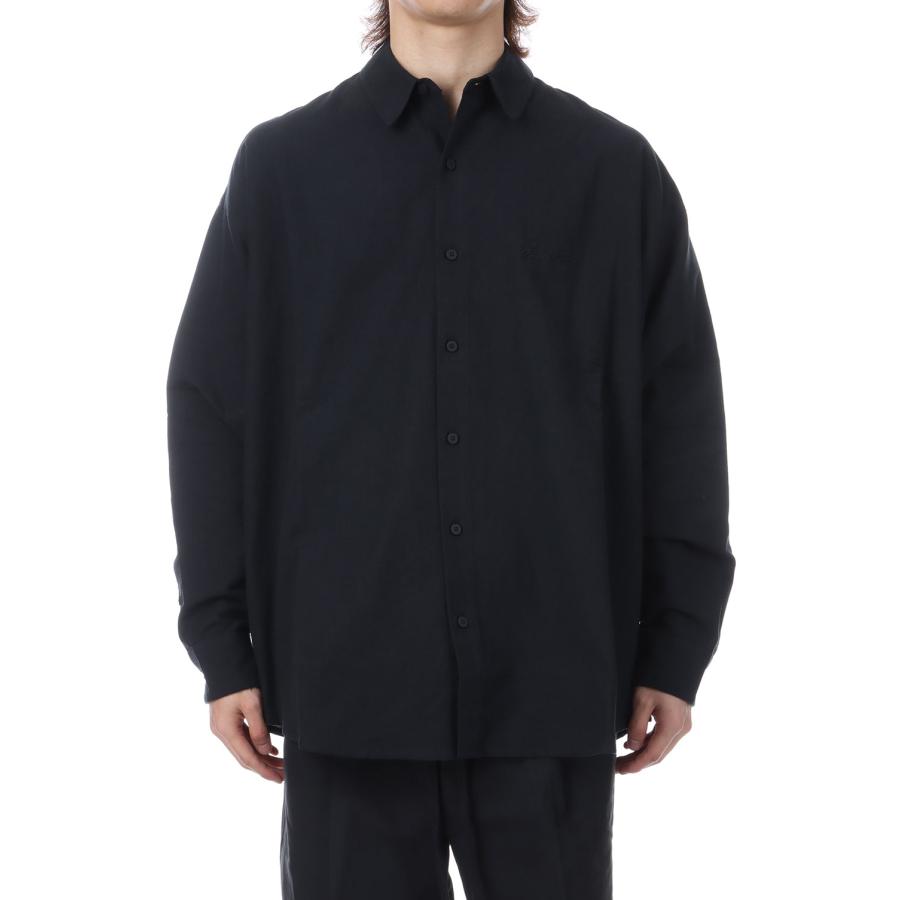 SIGNATURE BUTTON UP SHIRT - BLACK (186SP264392F) ESSENTIALS(エッセンシャルズ) |  | 02