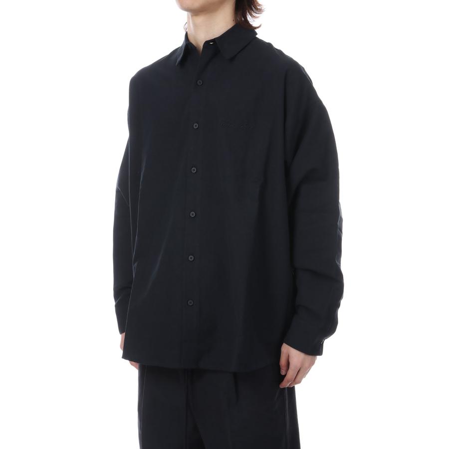 SIGNATURE BUTTON UP SHIRT - BLACK (186SP264392F) ESSENTIALS(エッセンシャルズ) |  | 03