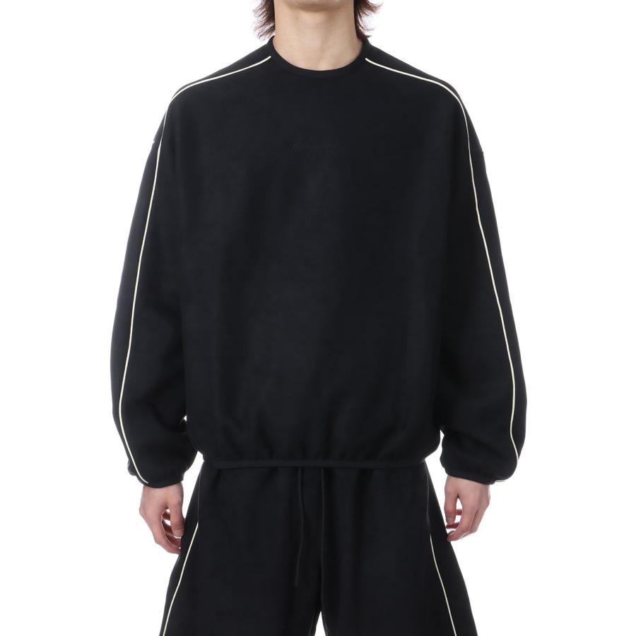 SIGNTATURE MODERN CREWNECK SWEATSHIRT W/PIPING - VINTAGE BLACK (192SP266751F) ESSENTIALS(エッセンシャルズ) |  | 02