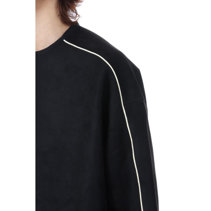 SIGNTATURE MODERN CREWNECK SWEATSHIRT W/PIPING - VINTAGE BLACK (192SP266751F) ESSENTIALS(エッセンシャルズ) |  | 05
