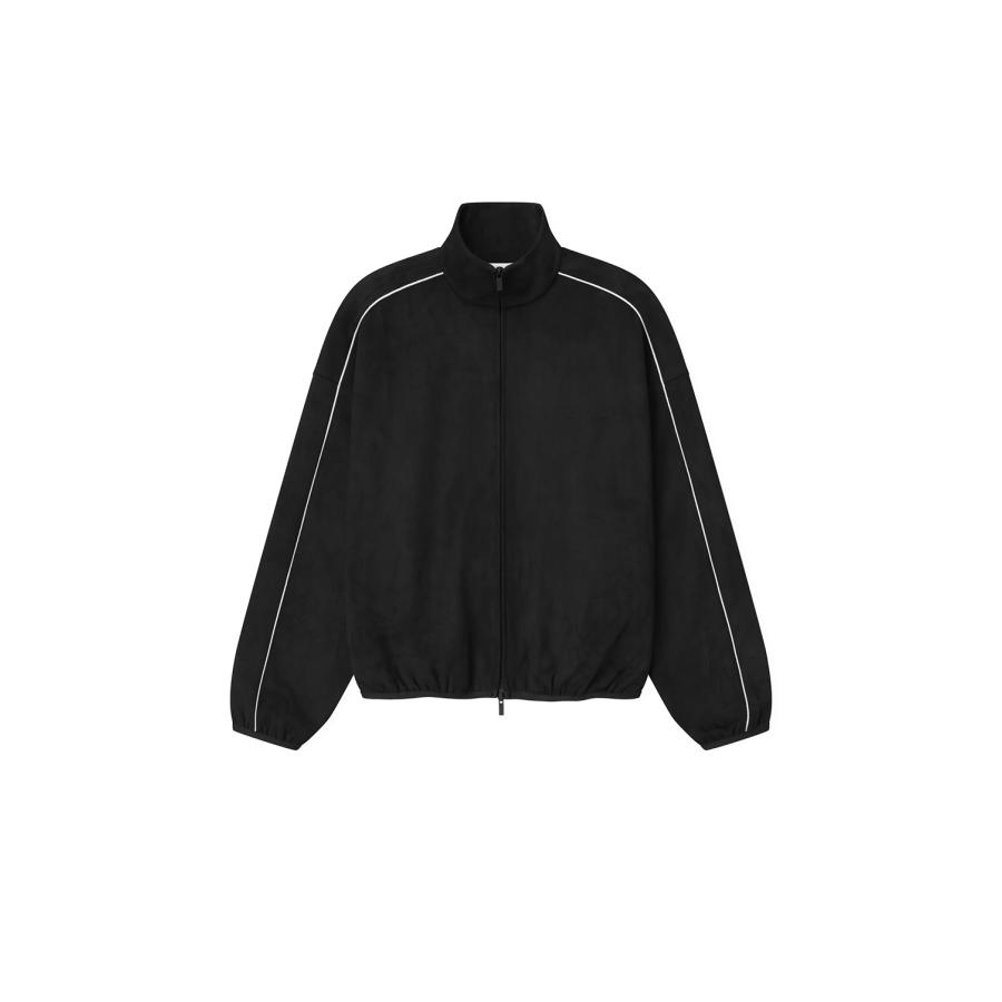 Suede Fleece Signature Modern Track Jacket - VINTAGE BLACK (192SP266941F) ESSENTIALS(エッセンシャルズ) | 
