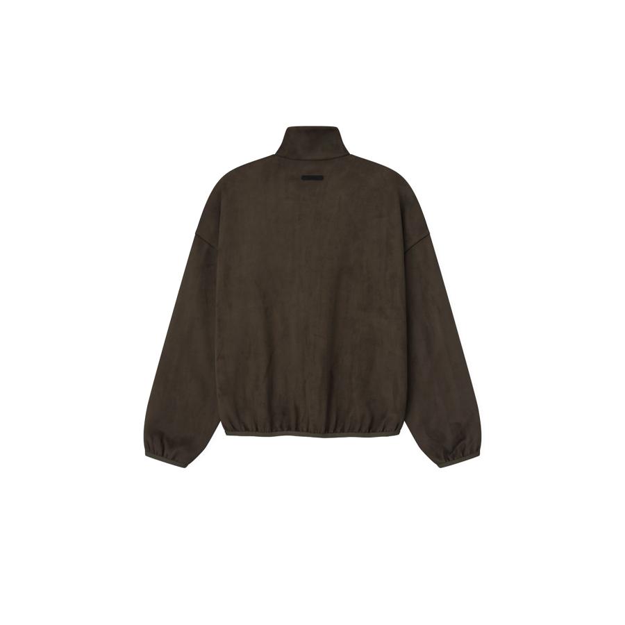 Suede Fleece Signature Modern Track Jacket W/ Piping - BROWN (192SP266942F) ESSENTIALS(エッセンシャルズ) |  | 01
