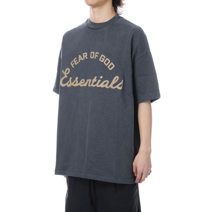 TRAINING 90'S SHORT SLEEVE TEE - FADED IRON GREY (125SP264111F) ESSENTIALS(エッセンシャルズ) |  | 03