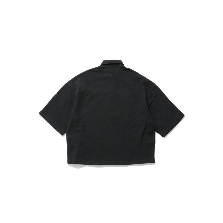 PANELLED CROP POLO - IRON GREY HEATHER/SEAL HEATHER (RW00284) ESSENTIALS(エッセンシャルズ) |  | 01