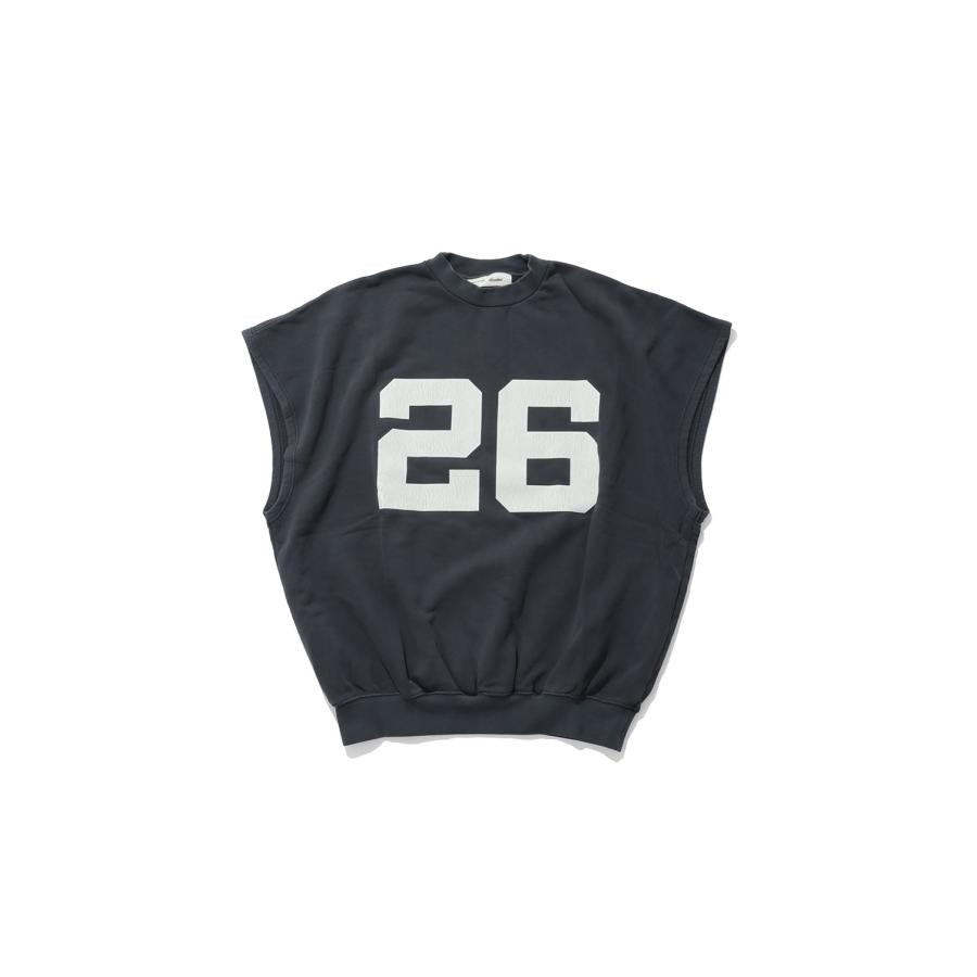 RELAXED FLEECE CUTOFF SWEATSHIRT - WASHED IRON GREY (RW00393) ESSENTIALS(エッセンシャルズ) | 