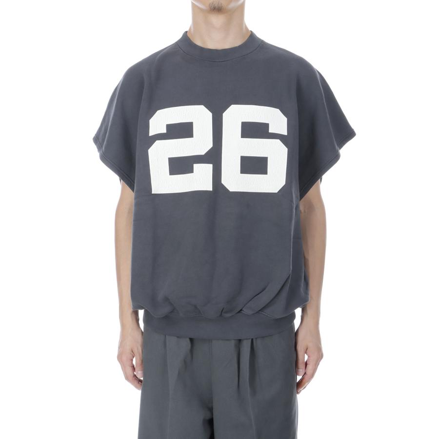 RELAXED FLEECE CUTOFF SWEATSHIRT - WASHED IRON GREY (RW00393) ESSENTIALS(エッセンシャルズ) |  | 02