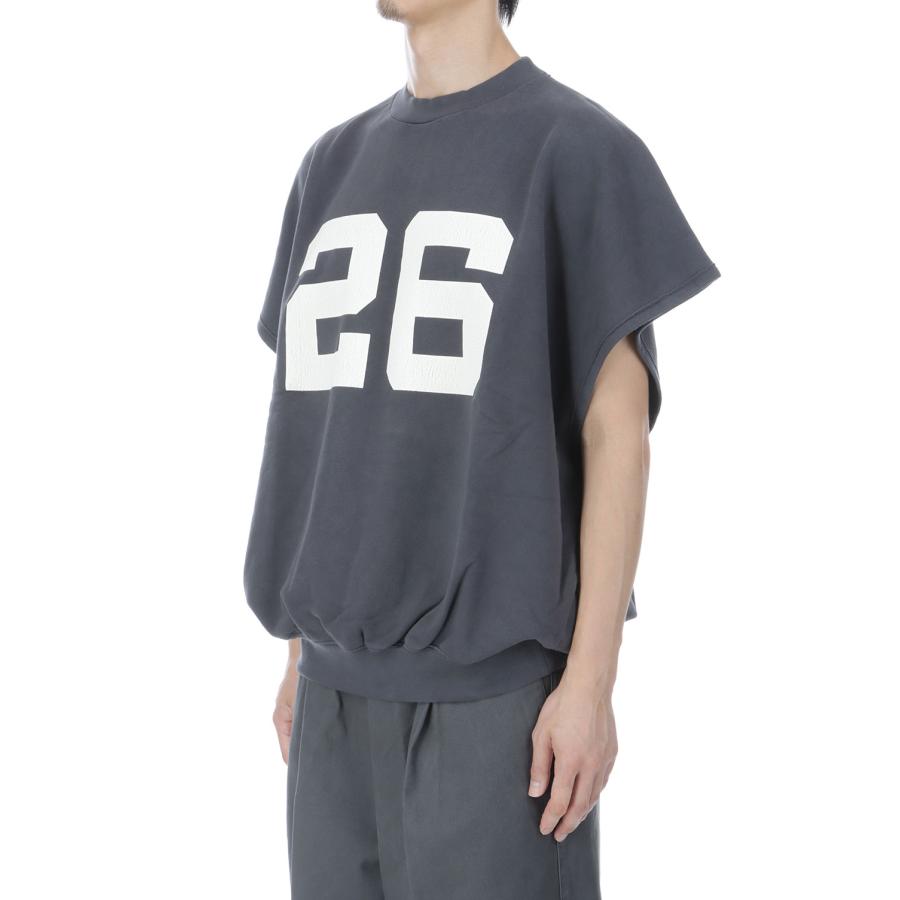 RELAXED FLEECE CUTOFF SWEATSHIRT - WASHED IRON GREY (RW00393) ESSENTIALS(エッセンシャルズ) |  | 03