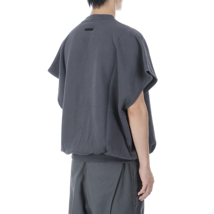 RELAXED FLEECE CUTOFF SWEATSHIRT - WASHED IRON GREY (RW00393) ESSENTIALS(エッセンシャルズ) |  | 04