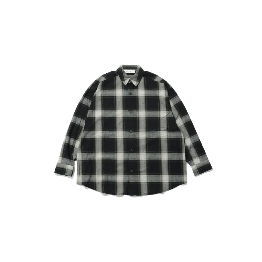 BUTTON UP SHIRT - IRON GREY PLAID (RW00308) ESSENTIALS(エッセンシャルズ) | 