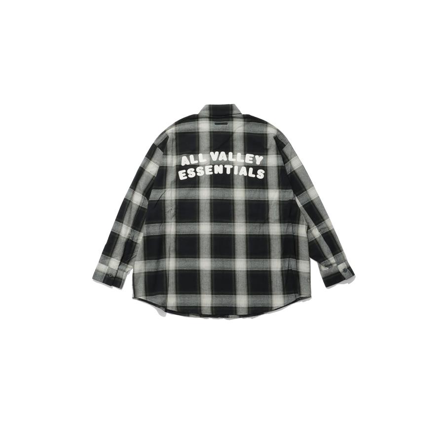 BUTTON UP SHIRT - IRON GREY PLAID (RW00308) ESSENTIALS(エッセンシャルズ) |  | 01