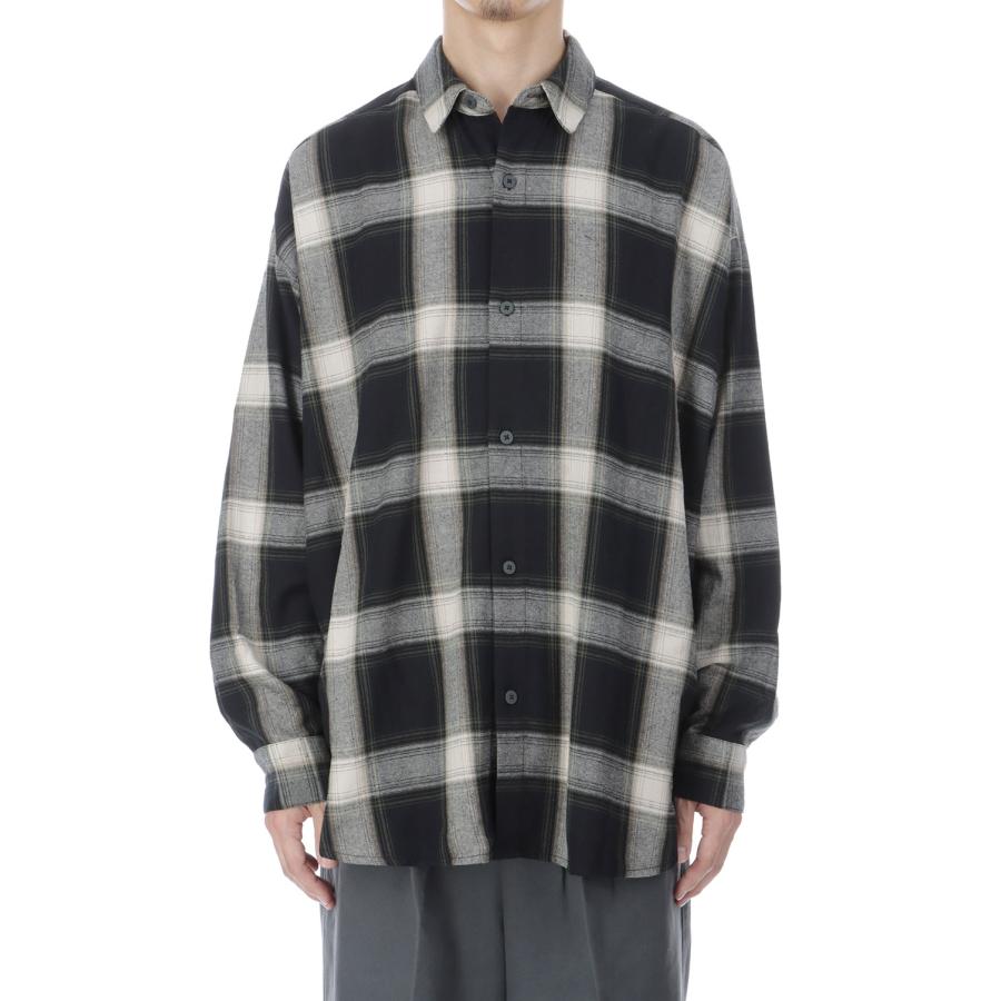 BUTTON UP SHIRT - IRON GREY PLAID (RW00308) ESSENTIALS(エッセンシャルズ) |  | 02