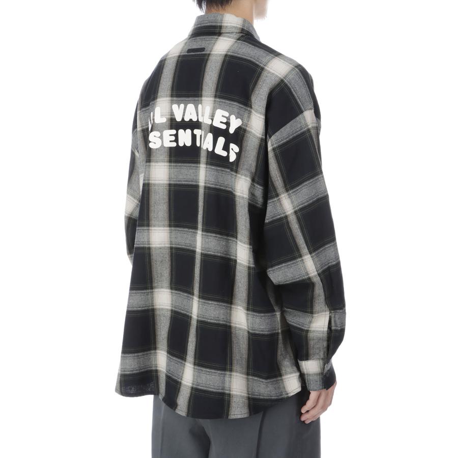 BUTTON UP SHIRT - IRON GREY PLAID (RW00308) ESSENTIALS(エッセンシャルズ) |  | 04