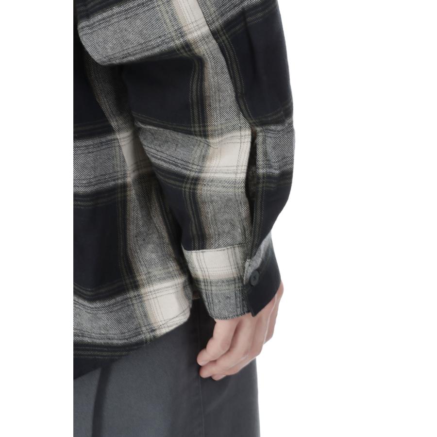 BUTTON UP SHIRT - IRON GREY PLAID (RW00308) ESSENTIALS(エッセンシャルズ) |  | 05