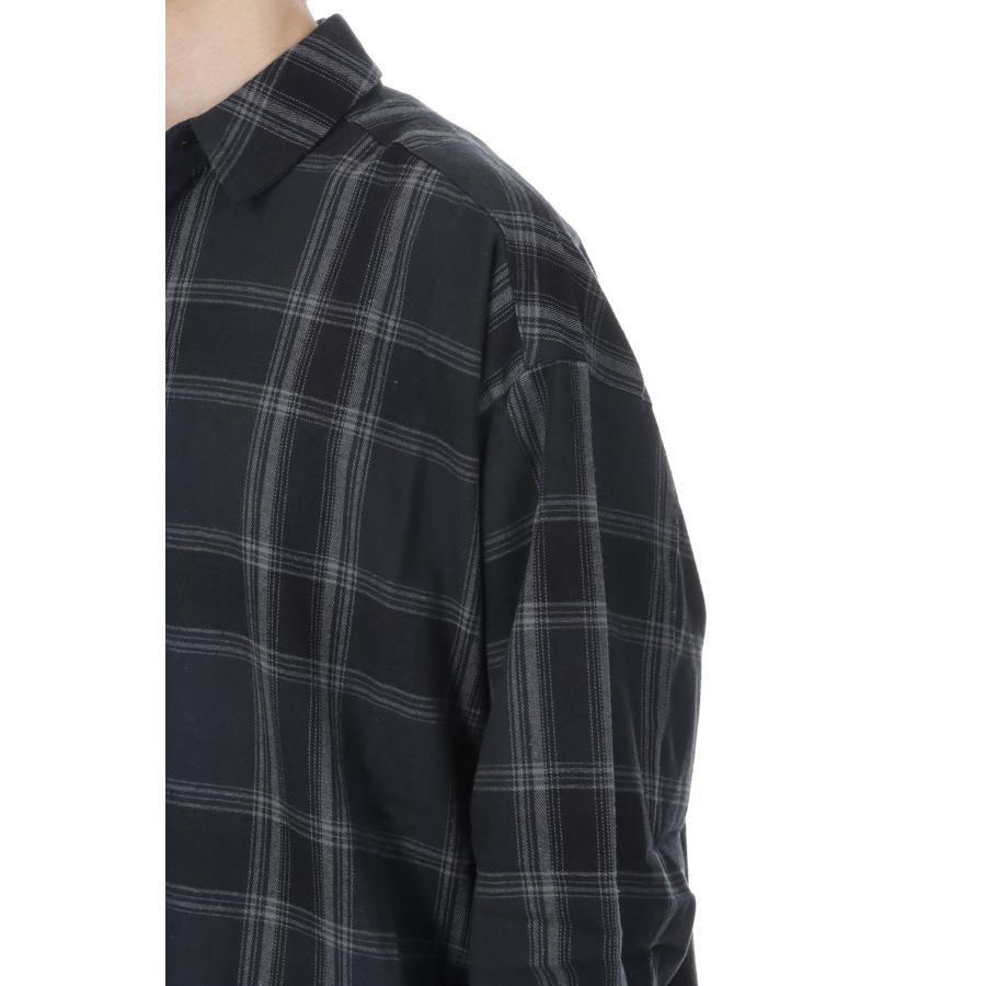 BUTTON UP SHIRT - VINTAGE BLACK PLAID (RW00308) ESSENTIALS(エッセンシャルズ) |  | 06