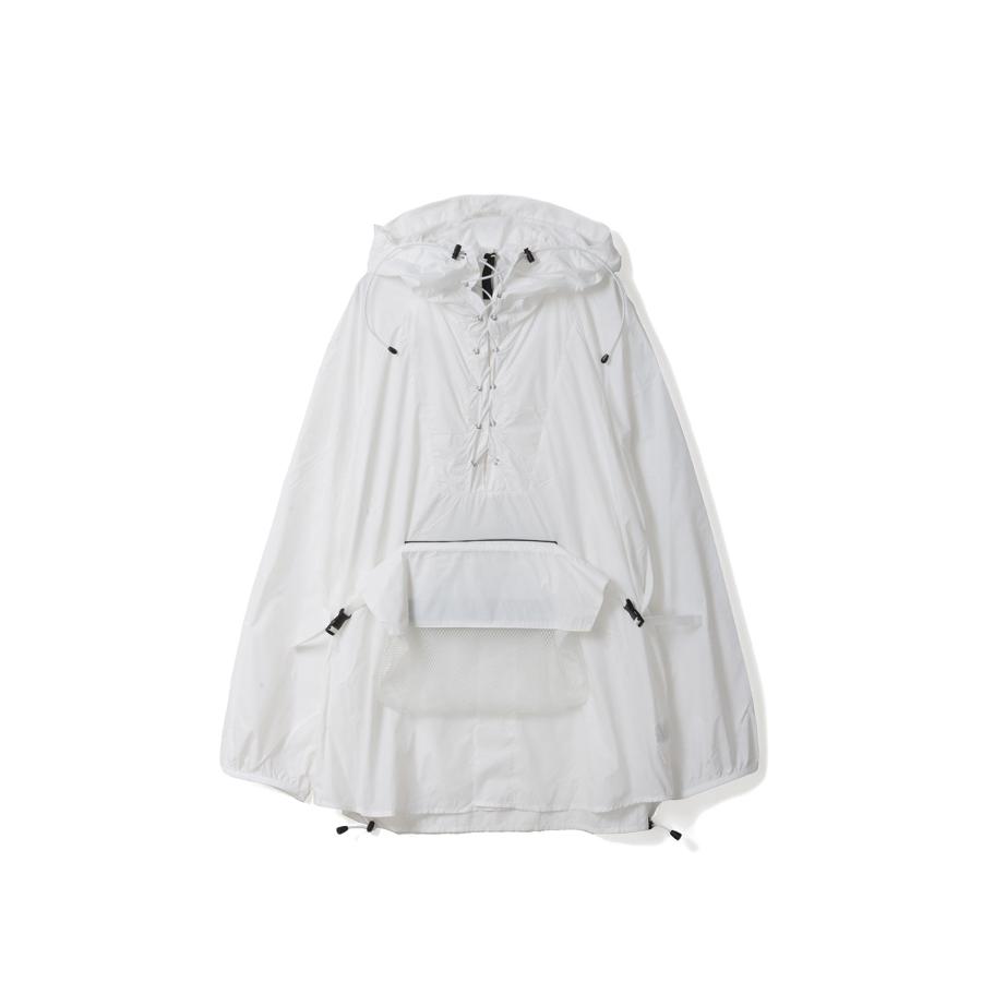 WT x JM NYLON PULL OVER - WHITE (26SS-2-W) Jun Mikami(ジュンミカミ) | 