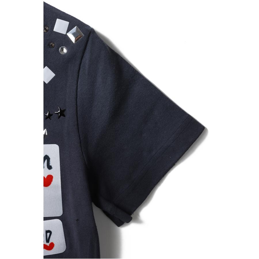 EMBELLISHED STICKER TEE - BLACK (B16TS571) MIHARA YASUHIRO -Women(ミハラ ヤスヒロ) |  | 02