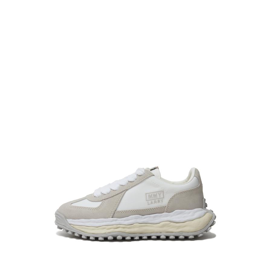 LARRY LEATHER/NYLON LOW - WHITE (A14FW703) (~Size39) MIHARA YASUHIRO -Women(ミハラ ヤスヒロ) | 