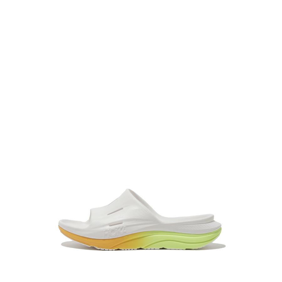 ORA RECOVERY SLIDE 3 - WHITE / NEON YUZU (1135061-WTNN) HOKA(ホカ) | 