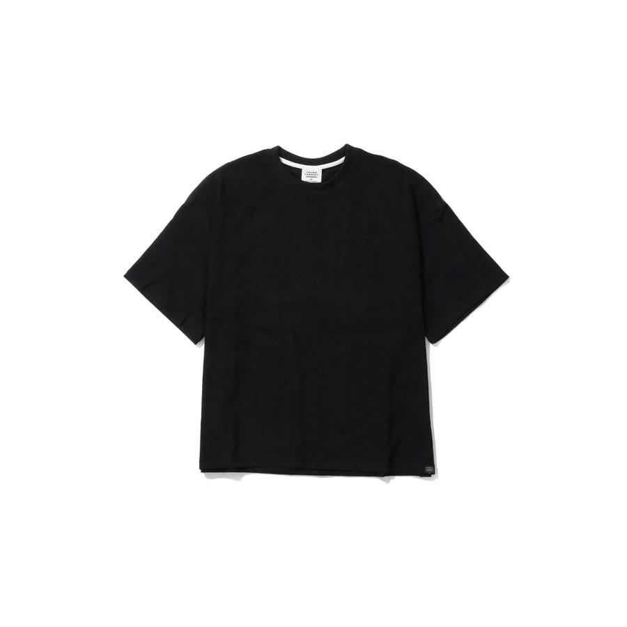 TF Lose T-Shirt (1mm Pile) / Black (TFIN-2002) THING FABRICS(シング ファブリックス) | 