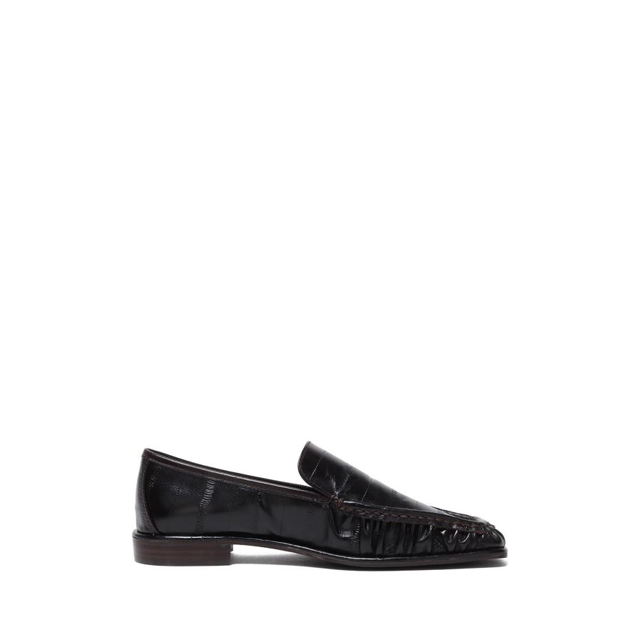 Squaretoe Gather Loafers - DARK BROWN (12521007) Todayful(トゥデイフル) | TODAYFUL | 01