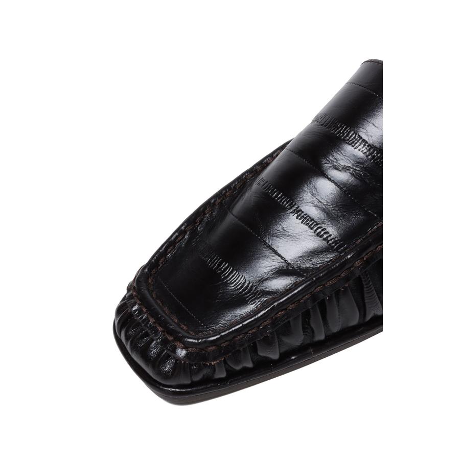 Squaretoe Gather Loafers - DARK BROWN (12521007) Todayful(トゥデイフル) | TODAYFUL | 04