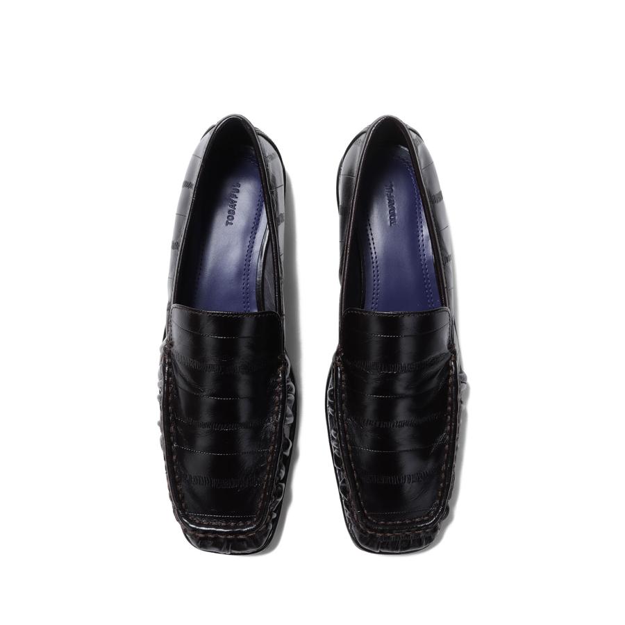 Squaretoe Gather Loafers - DARK BROWN (12521007) Todayful(トゥデイフル) | TODAYFUL | 07