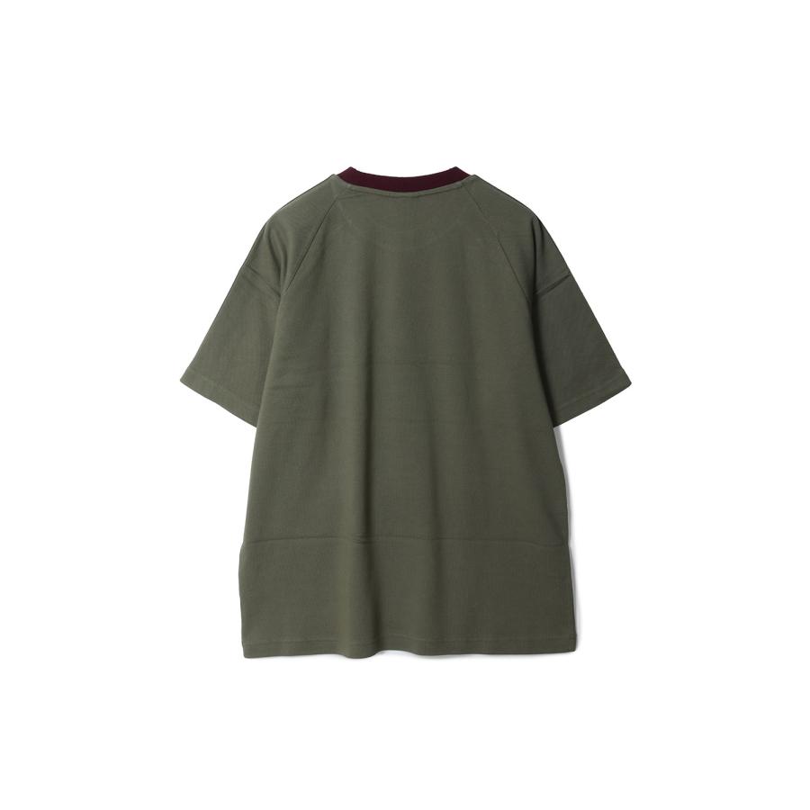 BRITCORE SHORT-SLEEVE RINGER T-SHIRT - OLIVE STRATAS23 AETE (RC2604OM007) adidas Originals(アディダスオリジナルス) | adidas Originals | 01