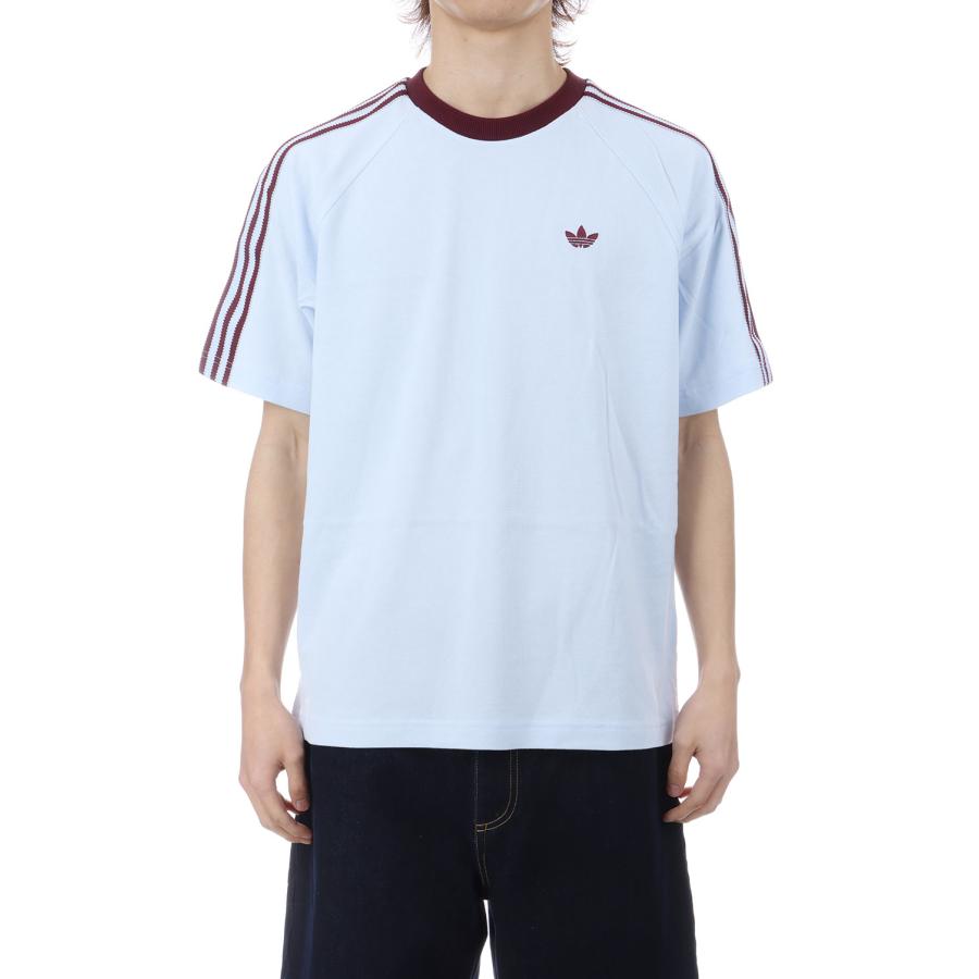 BRITCORE SHORT-SLEEVE RINGER T-SHIRT - OLIVE STRATAS23 AETE (RC2604OM007) adidas Originals(アディダスオリジナルス) | adidas Originals | 02