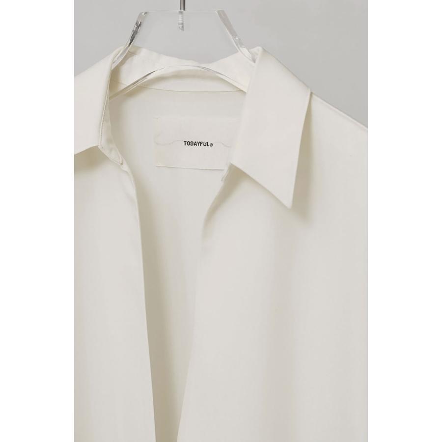 【受注会開催中】Silky Skipper Shirts - ECRU (12620403) Todayful(トゥデイフル) | TODAYFUL | 01