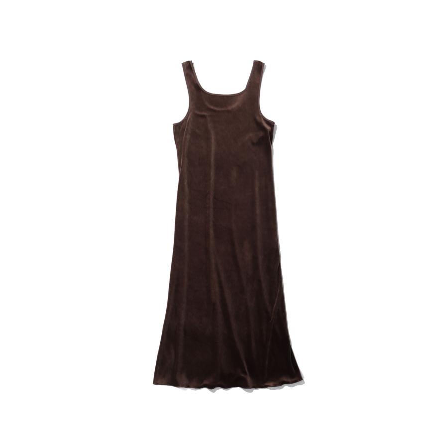 Velour Pencil Dress - BROWN (12620303) Todayful(トゥデイフル) | TODAYFUL