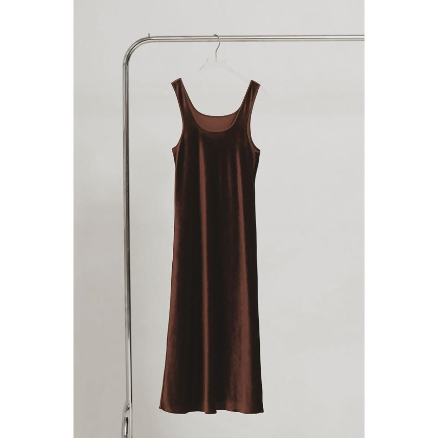 Velour Pencil Dress - BROWN (12620303) Todayful(トゥデイフル) | TODAYFUL | 01