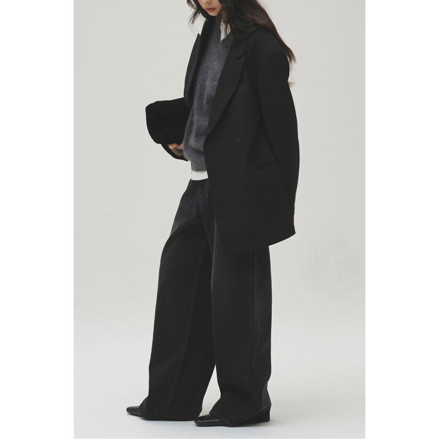 Twill Double Jacket - BLACK (12620103) Todayful(トゥデイフル) | TODAYFUL | 02