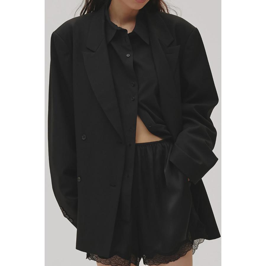 Twill Double Jacket - BLACK (12620103) Todayful(トゥデイフル) | TODAYFUL | 05