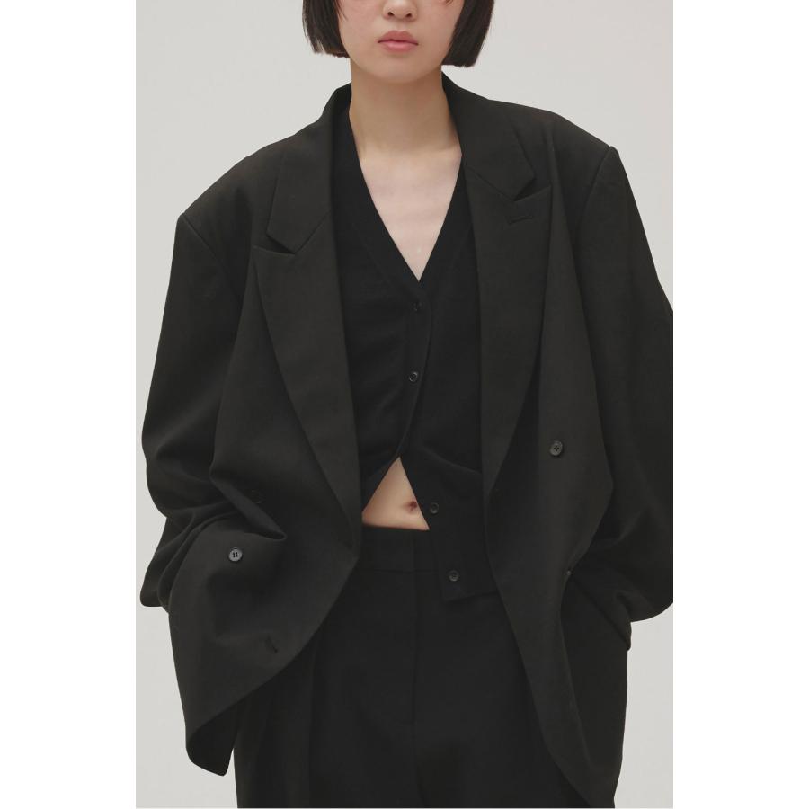 Twill Double Jacket - BLACK (12620103) Todayful(トゥデイフル) | TODAYFUL | 06