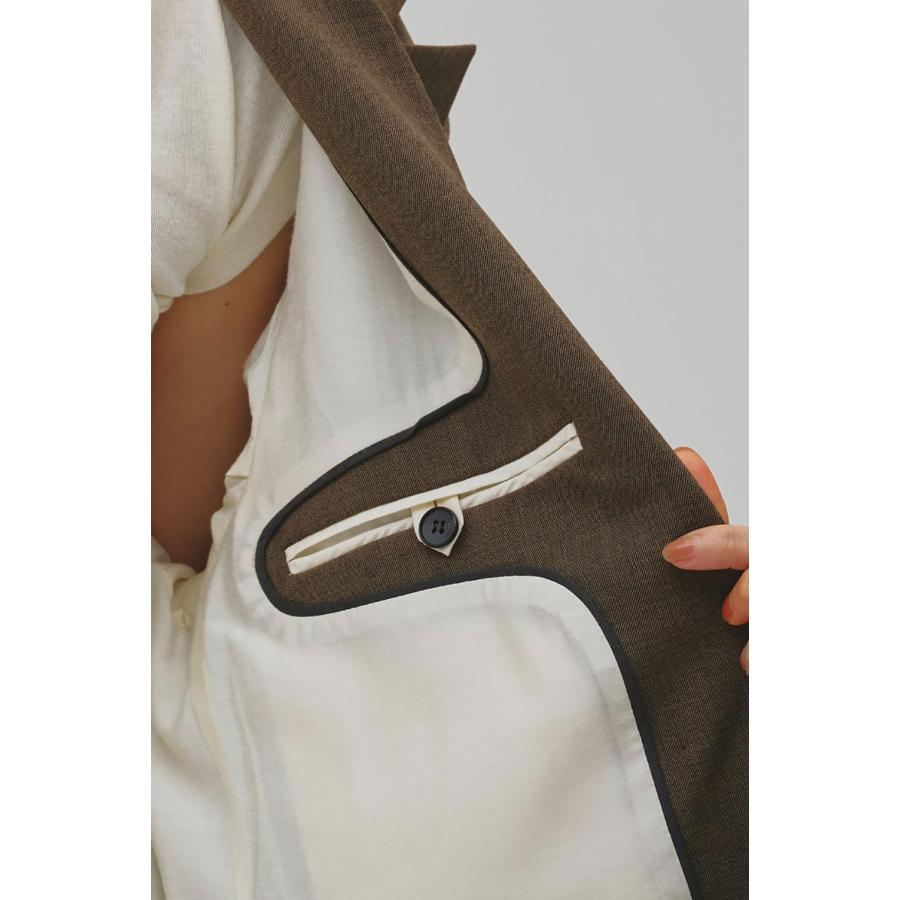 Twill Double Jacket - GRAY BEIGE (12620103) Todayful(トゥデイフル) | TODAYFUL | 10