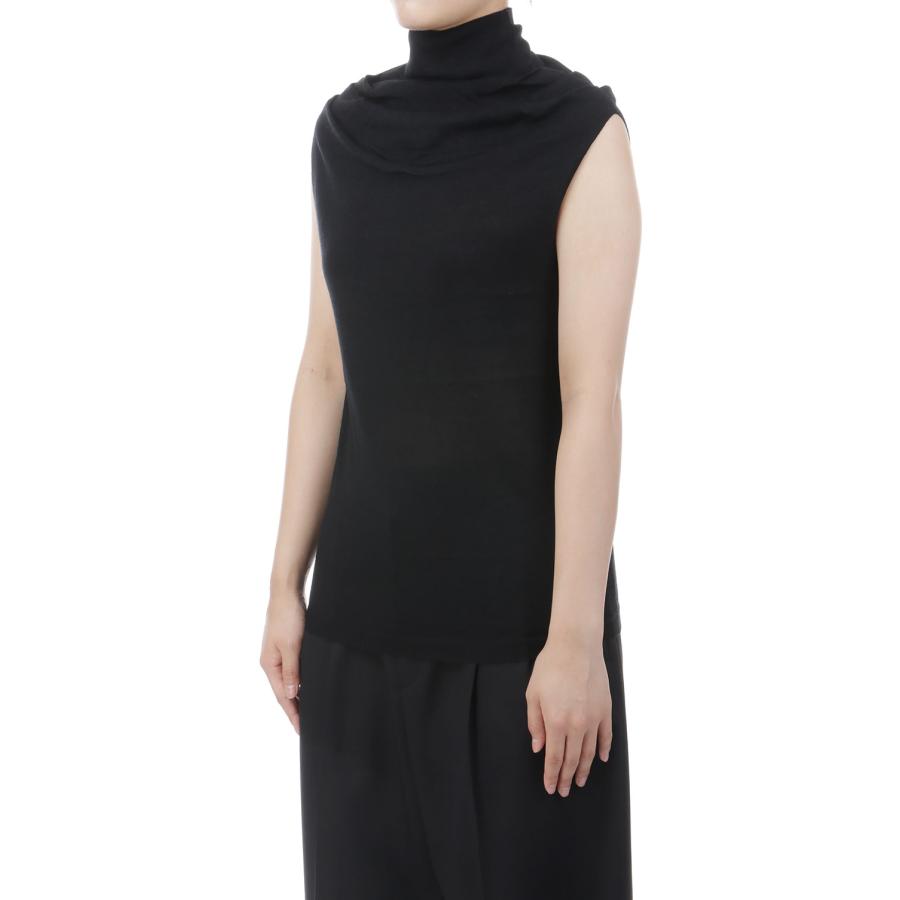 Highneck Drape Tanktop -BLACK (12610536) Todayful(トゥデイフル) | TODAYFUL | 02