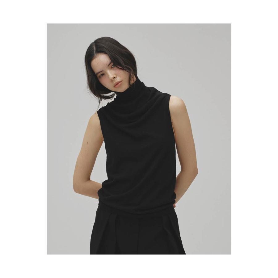 Highneck Drape Tanktop -BLACK (12610536) Todayful(トゥデイフル) | TODAYFUL | 05