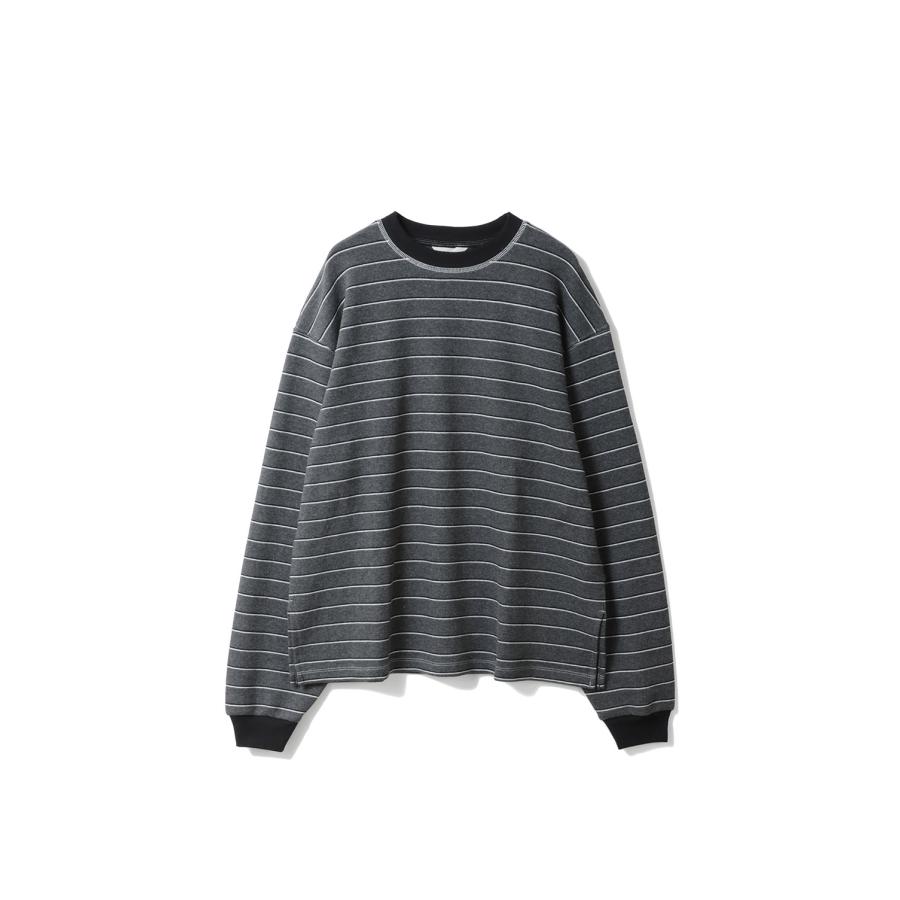 Border Long T-shirts -CHARCOAL GRAY (12520613) Todayful(トゥデイフル) | TODAYFUL