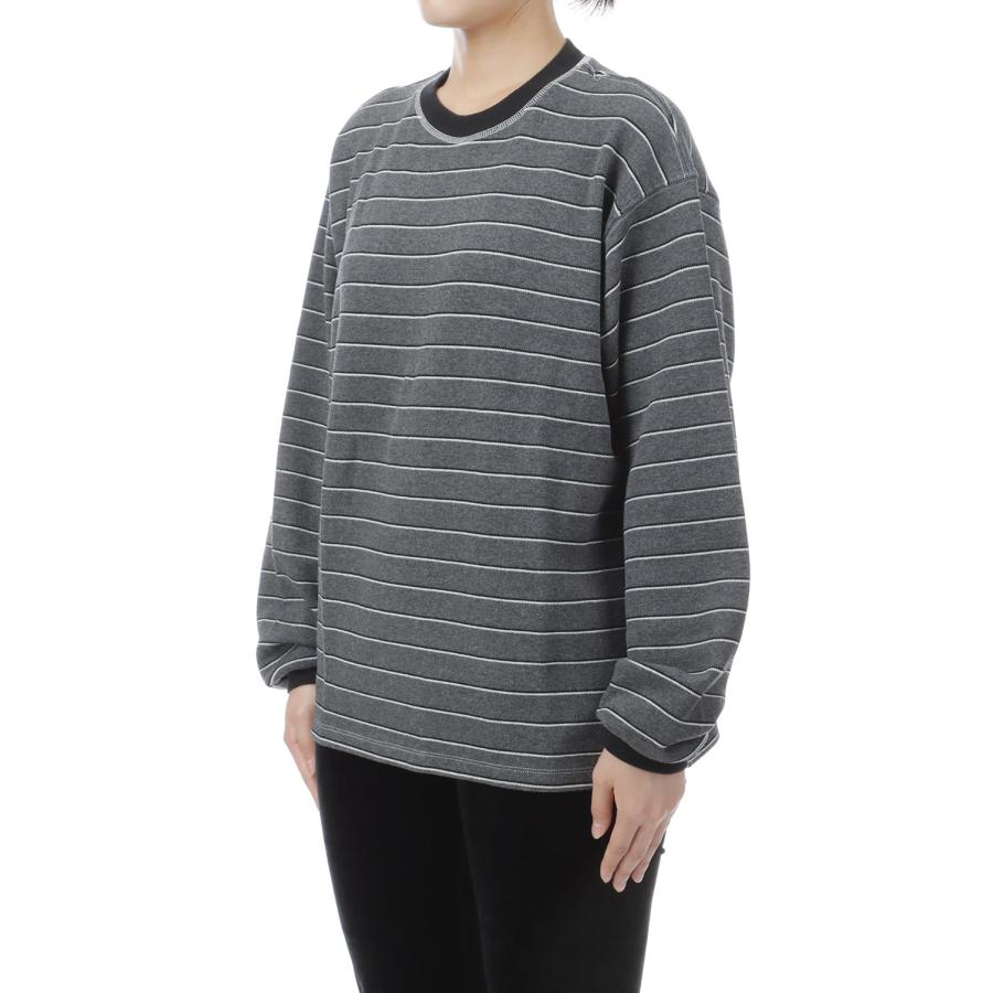 Border Long T-shirts -CHARCOAL GRAY (12520613) Todayful(トゥデイフル) | TODAYFUL | 04