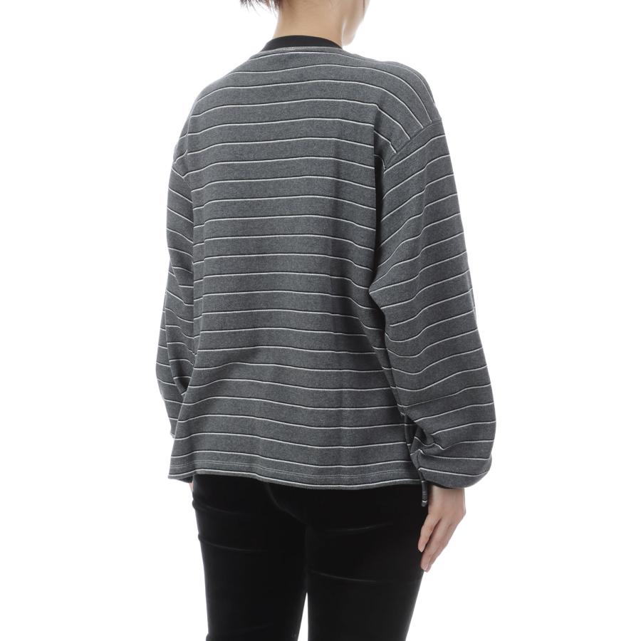 Border Long T-shirts -CHARCOAL GRAY (12520613) Todayful(トゥデイフル) | TODAYFUL | 05